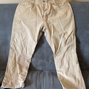The North Face Tan Cargo Pants Relaxed Fit